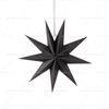 Decoración Colgante de Estrella de Nueve Puntas Fiesta Navideña Decoración de Estrella de Papel Tridimensional Boda Cumpleaños Arreglo Pantalla de Origami Decoración Colgante