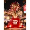 Iluminação de Fogos de Artifício de Ano Novo e Iluminação de Palco, Displays Visuais Comerciais, Instalações de Displays Visuais de Ano Novo, Instalações de Displays Visuais de Ano Novo Personalizadas