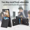 Adecuado para funda de teléfono móvil Moto Razr70Ultra, cartera con anillo, tarjetero, funda protectora Razr60 de color liso