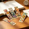 30 piezas de marcapáginas de papel floral para estudiantes, clips creativos de lectura para libros DIY con funciones para tomar notas y mensajes