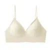 Base de maquillaje líquida a juego con la marca, sujetador invisible para mujeres con poco busto, sin espalda, tirantes finos, sin costuras, espalda bonita, sujetador de cuello halter