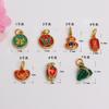 Colgante de Bendición con Goteo de Aceite Conservador de Color Dorado Antiguo, Accesorios de Joyería DIY, Collar, Pulsera, Material de Colgante Pequeño al Por Mayor