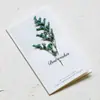 Cartão de felicitações feito à mão DIY com flores secas, criativo, gipsofila, flor estrela, arte, cartão de aniversário, Dia de Ano Novo, Natal, atacado