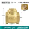Válvula de Retención de Cobre Válvula de Retención Horizontal de Cobre 1/2" 3/4" 1" Bomba de Agua DN15 Tubería de Agua 20 Válvula Unidireccional 25 Válvula 32 40 50