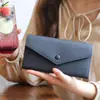 Billetera Larga de Cuero Genuino para Mujer Multifuncional de Gran Capacidad 2024 Nuevo Estilo Elegante Bolso de Mano Pequeño para Teléfono Móvil Billetera