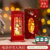 Luz Noturna de Natal Item de Presente Decoração Arranjo de Atmosfera Árvore de Natal Nevando de Alta Qualidade Ornamento Criativo de Mesa para Crianças