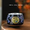 Taza de té de plata xyt, taza maestra de plata esterlina 999, taza de degustación de té individual, taza de té de kung fu, tazón de té, caja de regalo para el hogar de color esmaltado
