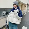 2026 Novo Estilo Jaqueta Curta Feminina de Inverno Solta Grossa de Algodão Casaco Puffer Tendência Roupa Externa Casual Fashion