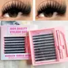 Popular juego de pegamento para comercio exterior 100 piezas, maquillaje de ojos de chica hot mestiza, rizado y fijación, ojos profundos y grandes, pestañas postizas transfronterizas