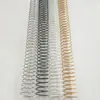 Anel de espiral de metal para encadernação em espiral de ferro para atacado 6,4-38mm anel de espiral metálico de bobina única para fichário