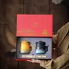Taza de Cerámica Cultural de la Ciudad Prohibida Taza de Té Taza de Agua con Filtro Integrado Set en Caja de Regalo Regalo de Negocio Personalizado para Clientes