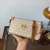 Bolsas de Comércio Exterior Femininas 2026 Nova Moda Versátil Bolsa Feminina Ombro Único Transversal Bolsa Quadrada Pequena com Corrente Estampa Retro Feminino