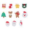 Série de Natal Plana Dos Desenhos Animados Transfronteiriços DIY Jóias Creme Cola Telefone Caso Material Hairpin Patch Resina Acessórios