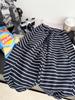 Ropa Infantil de Otoño para Niñas Estilo Coreano 2026 Nuevos Pantalones Jogger Rayados Sueltos Casuales Pantalones Largos Modernos