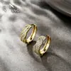 Aretes de Círculo Geométrico Simple de Moda en Aleación de Cobre y Piedra Artificial Xuping, Clips para Orejas Transfronterizos Europeos y Americanos, Aretes de Estilo Transfronterizo