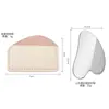 Pala de base transfronteriza raspador de doble cabeza color acero inoxidable barra de color pincel para base líquida máscara herramientas de belleza para maquillaje