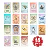 18 Cartões Inspiracionais de Animais de Importação Direta Transfronteiriça com Citações Positivas e Bênçãos de Pets Fofos para Uso em Desktop