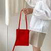 Estilo Coreano Otoño e Invierno 2025 Nuevo Bolso de Hombro para Mujer de Gamuza Nicho Retro Bolso para Teléfono Móvil Ropa de Trabajo Versátil Bolso Cuadrado Pequeño