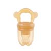 Mordedor para Bebé y Niño Pequeño Bebé Fruta Alimento Complementario Chupón Fruta y Verdura Música Silicona Bolsa de Malla Vajilla para Alimentación de Bebé