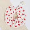 Distribuidor de Baberos Impermeables de Doble Cara de Algodón Puro Tamaño Bebé para Lactantes y Niños Pequeños, Baberos con Forma de Pétalo para Niñas y Niños