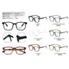 202302 Nuevas gafas de moda anti-luz azul lisas, pequeñas gafas de libro rojo con montura versátil de alta calidad para hombres y mujeres