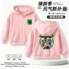 Ropa infantil de Minecraft, sudaderas con capucha de punto para niños y niñas, para primavera y otoño, con cremalleras