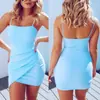 LN101 Spot Verano 2022 Vestido Amazon Mujer Recto Homenaje Sexy Tirante Cadera