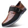 Zapatos de Cuero para Hombre Bordados con Velcro Casuales de Moda Talla Grande Tendencia en Stock