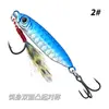 Placa de Hierro de Largo Alcance Plomo Peces Señuelo Azul Cuchillo Señuelo Escama de Pez Placa de Hierro Plomo Peces Peso de 7-25g Pesca en Barco Marino para Pez Mandarín