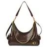 2026 Bolso de Hombro/Axila de Cadena Simple de Moda de Gran Capacidad Otoño Nuevo Bolso Cruzado Retro para Viajero Bolso Dumpling