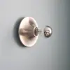 Lámpara de Pared Bauhaus Vintage en Plata, Retro Nostálgica, para Mesita de Noche, Dormitorio, Balcón, Pasillo, Pared de Fondo, Lámpara Modelo Nuevo