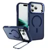Adecuado para funda de iPhone 17, Lujo Ligero, Tacto de Piel de Gama Alta, Soporte Magnético Invisible para Lente, Personalización de Funda para iPhone