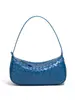 Bolsa Baguette de Venta Caliente Europea y Americana Moda Bolso de Hombro Único Debajo del Brazo Color Sólido Cuero Suave Tejido Bolso para Mujer Cruzado Bolso Dumpling Moderno