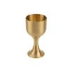 Copa de vino pequeña de latón, copa de suministro de agua, copa de agua bendita, adornos de decoración de vino, copa de vino al por mayor