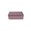 Caja Rectangular de Hojalata Multicolor, Caja de Empaque para Galletas de Horneado, Caja de Regalo para Dulces Copo de Nieve Repostería, Caja Vacía
