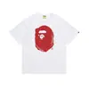 Camiseta estilosa japonesa da marca Ape Kikai Maneki Neko de manga curta para homens e mulheres, adolescentes, moda de rua e campus, camiseta juvenil de manga curta