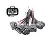 Apto para Futian Daimler ouman ETX arnés de cableado del conector del faro enchufe conector de 8 pines accesorios para enchufe de luz alta est