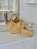 Bolsa de Palha Tecida Nova para Mulheres 2026, Bolsa de Ombro Grande Capacidade para o Dia a Dia, Bolsa de Mão Versátil Estilo Coreano, Bolsa de Braço da Moda