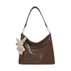 Bolsa de Ombro Estilo Coreano Retrô Nicho para Mulheres 2026 Nova Bolsa Tote de Grande Capacidade Bolsa Transversal Casual para Roupas de Trabalho Versátil