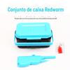 Caixa Plástica para Minhoca Vermelha, Caixa para Minhocas, Caixa Respirável, Pequena Caixa para Iscas, Acessórios de Pesca, Equipamento de Pesca, Balde para Peixes, Atacado, Respirável e Portátil