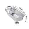 Caja Tapa de Papel de Aluminio, Tazón y Palillos, Caja Transparente de Colores para Barbacoa para Empaque para Llevar, Tazones y Platos, Papel de Aluminio