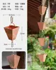 Corrente de Chuva Externa de Cobre Corrente de Drenagem de Beiral Estilo Japonês Corrente de Água da Chuva de Pátio de Villa Corrente de Desvio de Água da Calha Corrente de Água Decorativa