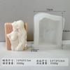 Molde de Vela Perfumada de Sirena DIY Alivio de Personaje Cuadrado Jabón Hecho a Mano Jabón Vela Herramienta de Molienda en Stock