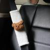Ins Han Feng nuevo oso de dibujos animados hombrera cubierta protectora para cinturón de seguridad de coche asiento de coche anti-tensión cinturón de seguridad