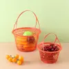Cesta de Plástico para Recoger Bayas Cesta de Frutas Frescas Fresa Cereza Fabricante de Venta Directa Cesta Cesta de Mano Mora Cesta Resistente Duradera