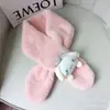 Nuevo Fabricante de Bufandas de Peluche Sanrio para Niños y Estudiantes Otoño e Invierno Engrosada Cinnamoroll Calientacuellos para Bebé Venta al por Mayor Transfronteriza