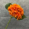 Película Western Americana Tacto a Mano Hortensia Accesorios para el Hogar Florales Lavable Hortensia de Cabeza Única con Hoja Accesorios de Boda