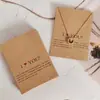 Papel Kraft Spot Embalagem Retrô para Joias Cartão de Papel para Brincos Colar Spot Acessórios de Joias Artesanais Grande Quantidade