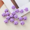 Agujero de Estrella de Cinco Puntas con Forma de Corazón de 15 mm Cuentas Sueltas de 6 mm Accesorios para Bolsos DIY Cadena para Llaveros Cadena para Teléfono Joyería con Cuentas Dopamina