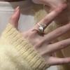 Nicho Design Sense Borboleta Anel de Enrolamento Novo Estilo Chinês Estilo Nacional Mulheres Ins Moda Doce Legal Anel Único Ouro e Prata